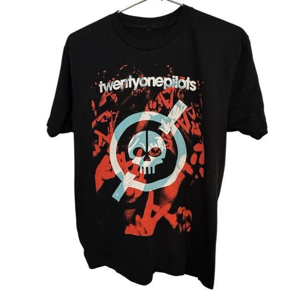 Twenty One Pilots Rock Band Black Concert Tour Men’s M Graphic T-Shirt - Picture 1 of 3